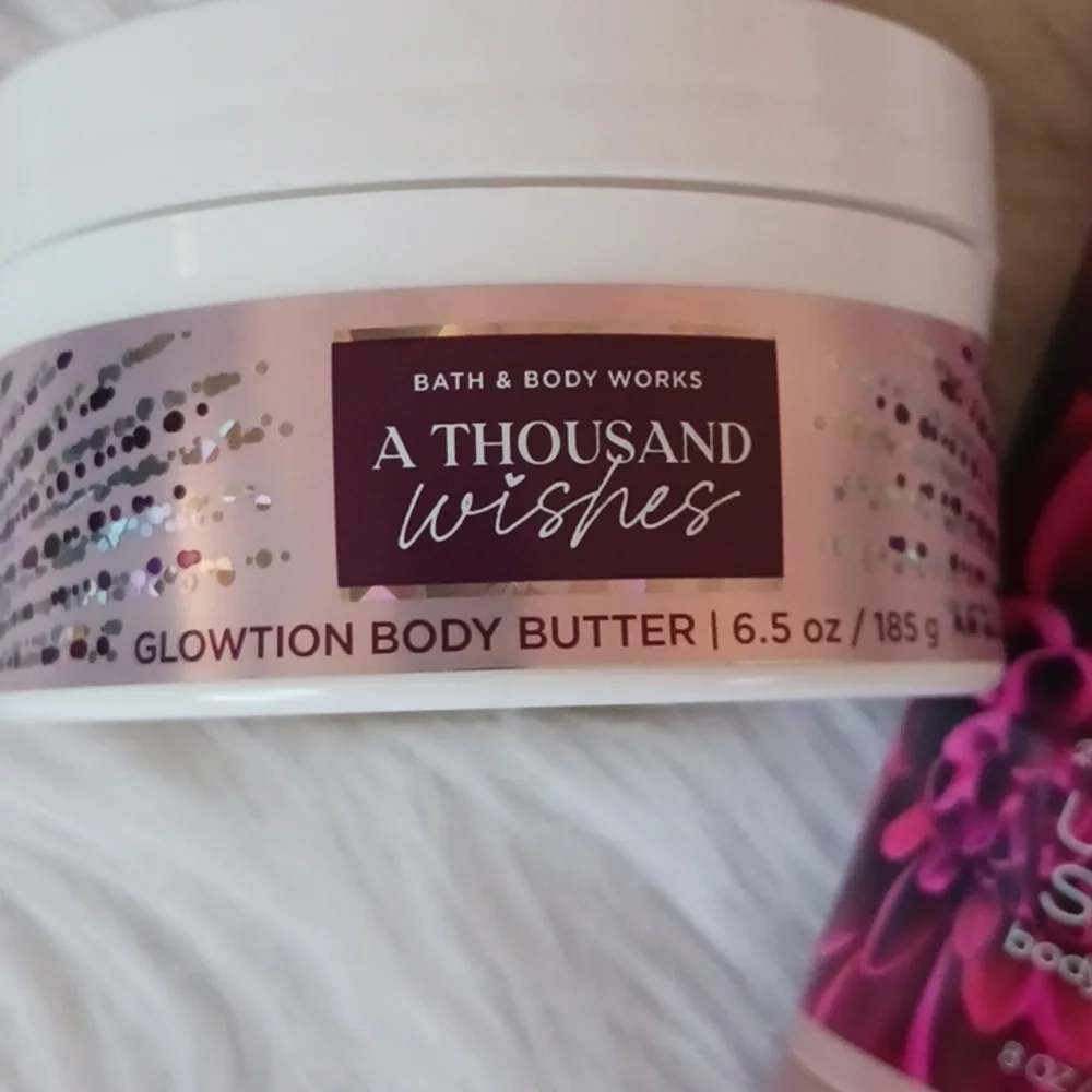 Bath & Body Works A Thousand Wishes Glowtion Body Butter & Body Lotion